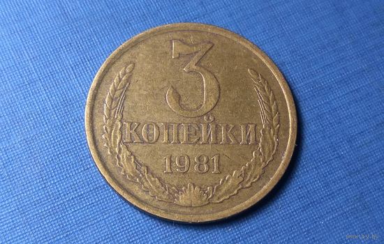3 копейки 1981. СССР.