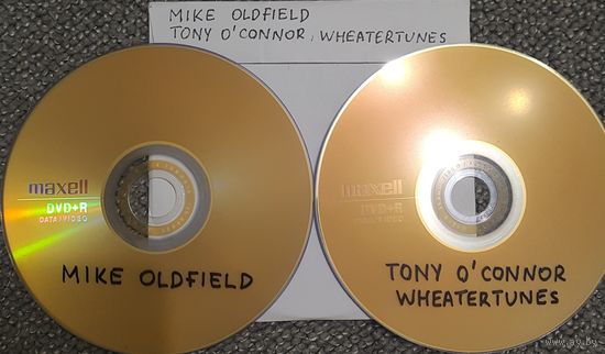 DVD MP3 дискография Mike OLDFIELD, Tony O'CONNOR, WHEATERTUNES - 2 DVD