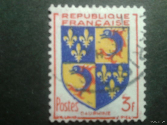 Франция 1953 герб провинции