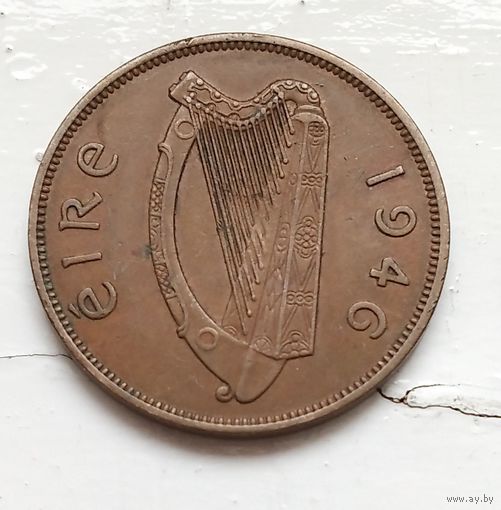 Ирландия 1 пенни, 1946 4-3-9