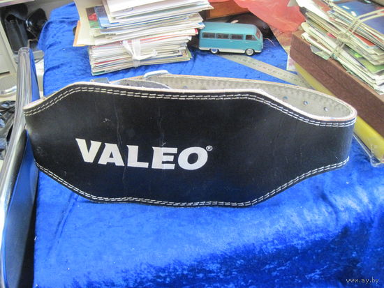 Пояс, ремень кожаный атлетический Valeo.