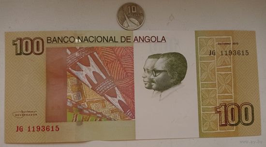 Werty71 Ангола 100 кванза 2012 UNC банкнота