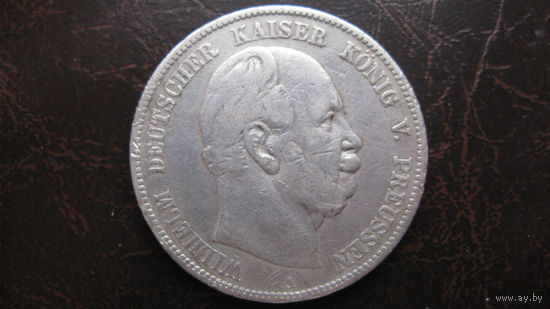 Пруссия Prussia 5 mark 5 марок 1876  ( серебро )