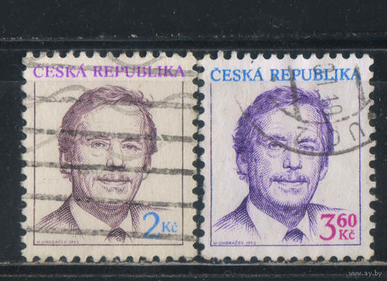 Чехия 1993-4 Вацлав Гавел Стандарт #3,70