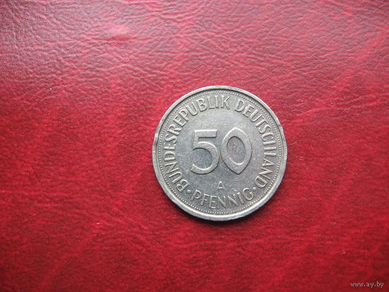 50 пфеннигов 1990 год А ФРГ