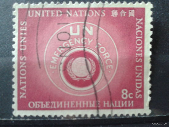 ООН Нью-Йорк 1957 Эмблема UNEF