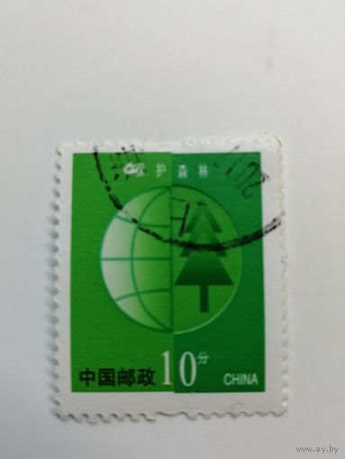 Китай 2002.  Защита окружающей среды