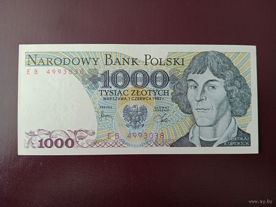 Польша 1000 злотых 1982