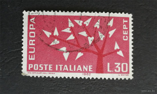 Италия 1962 г. Европа СЕПТ Europa CEPT #0310-Л1P18
