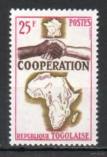 Сотрудничество Того 1964 год серия из 1 марки