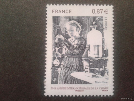 Франция 2011 Мария Кюри - нобелевский лауреат