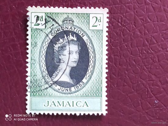 Ямайка 1953 г. Коронация королевы Елизаветы lI.