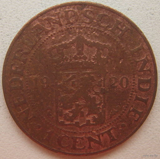 Нидерландская Индия 1 цент 1920 г.