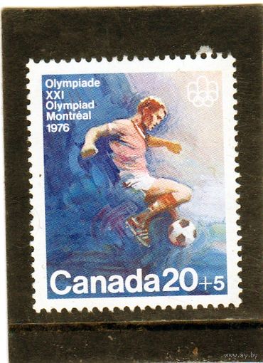 Канада. Mi:CA 619. Футбол. Олимпийские игры. Монреаль. 1976.