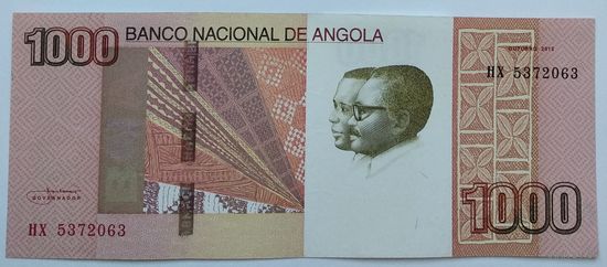 Ангола 1000 Кванза 2012, XF+, 631