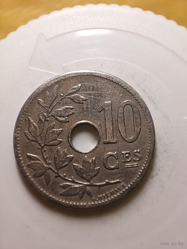 Бельгия 10 центов 1904 год