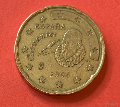 Испания, 20 евроцентов 2006г.