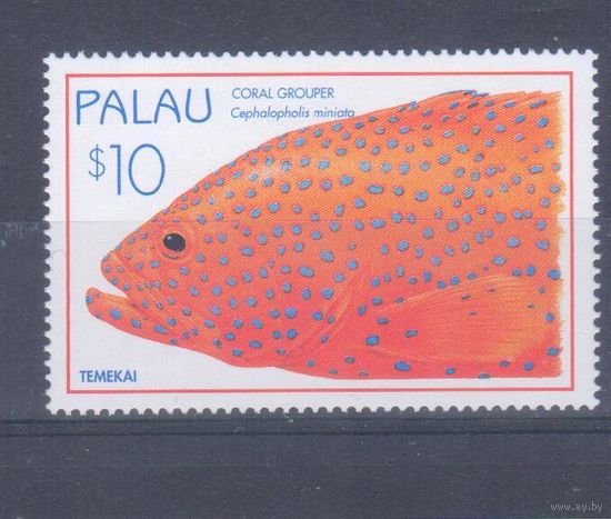 [2164] Палау 1995. Фауна.Рыбы. Концовка серии.MNH. Кат.20 е.