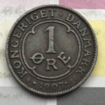 Дания 1 эре 1907