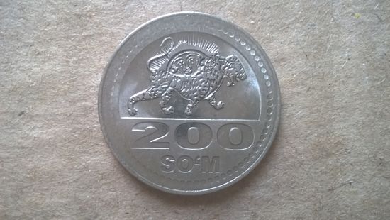 Узбекистан 200 сумов, 2018г. (D-90)