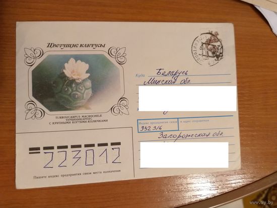 Украина провизорий Мелитополя Т1Н6 по каталогу Лобко флора кактусы