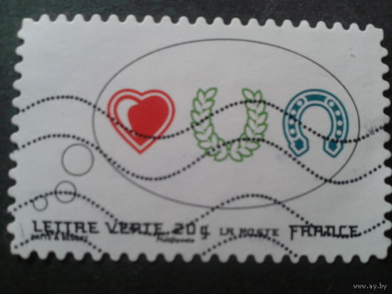 Франция 2011 поздравительная марка