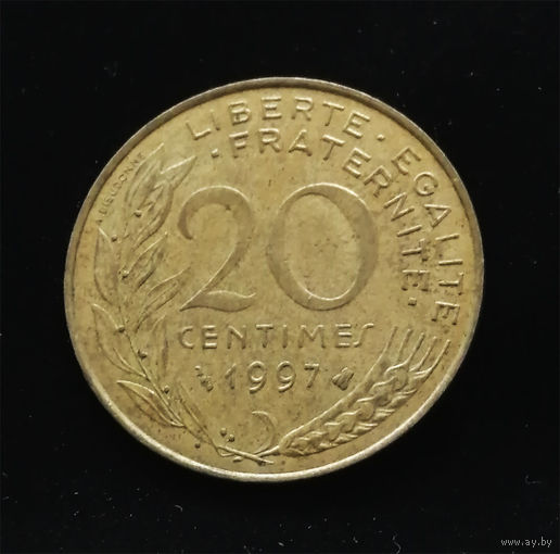 20 сантимов 1997 Франция #01