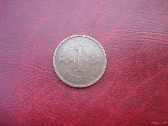 1 пенни 1968 год Финляндия