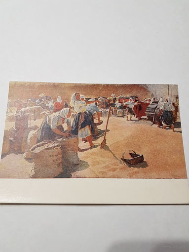 Открытка-почтовая карточка ,, Хлеб'' 1951 г.