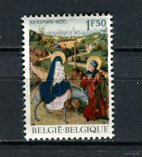 Бельгия - 1971 - Рождество - [Mi. 1662] - полная серия - 1 марка. Чистая без клея.  (Лот 8Dj)