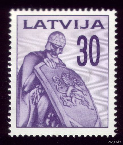 1 марка 1992 год Латвия 328