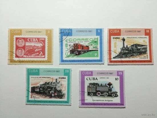 Куба 1987. 150-летие Кубанской железной дороги