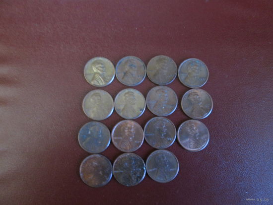1 цент США.