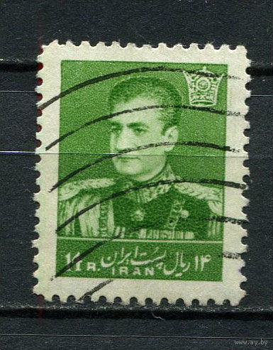 Иран - 1958/1960 - Мохаммад Реза Пехлеви 14R - [Mi.1050] - 1 марка. Гашеная.  (LOT AQ46)