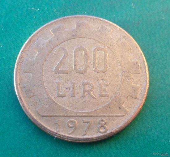 200 лир Италия 1978 г.в.
