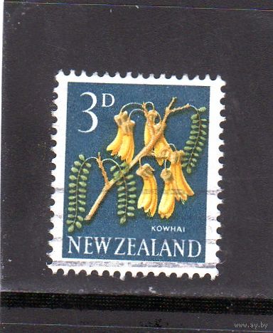 Новая Зеландия.Ми-396. Kowhai (Sophora microphylla). 1960.