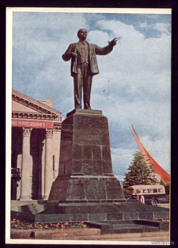 1962 год Витебск Статуя Ленина