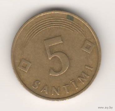 Латвия, 5 santimi, 1992