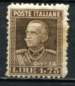 Королевство Италия - 1927/1929 - Виктор Эммануил III 1,75L - [Mi.264A] - 1 марка. MH.  (Лот 66EL)-T2P18