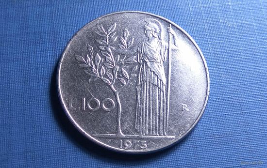 100 лир 1973. Италия.