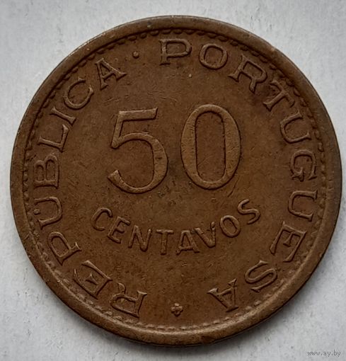 Мозамбик 50 центаво 1973 года