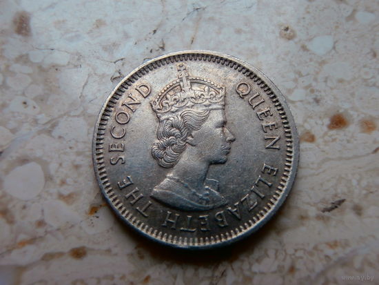10 центов 1965 Британские заморские территории Карибы.