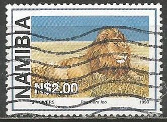 Намибия. Лев. 1998г. Mi#929.