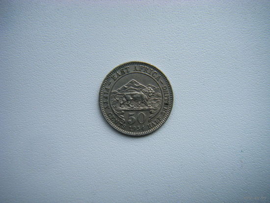 Британская Восточная Африка 50 центов 1954г.