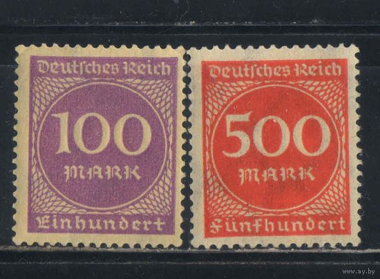 Германия Респ 1923 Инфляция Номинал #268,272**