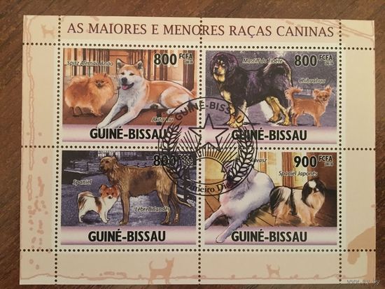 Гвинея-Бисау 2010. Собаки (блок)