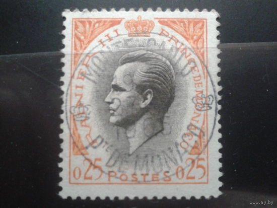 Монако 1960 князь Ренье 3 0,25фр