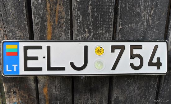 Автомобильный номер Литва