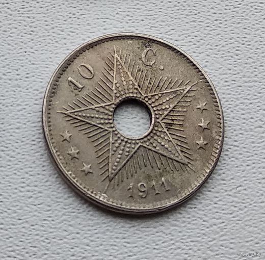 Бельгийское Конго 10 сантимов, 1911  4-11-42