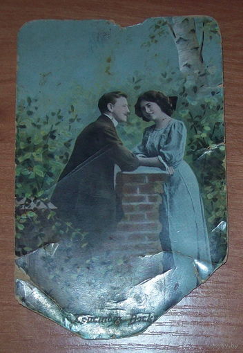 Старая фото-открытка 1912 год
